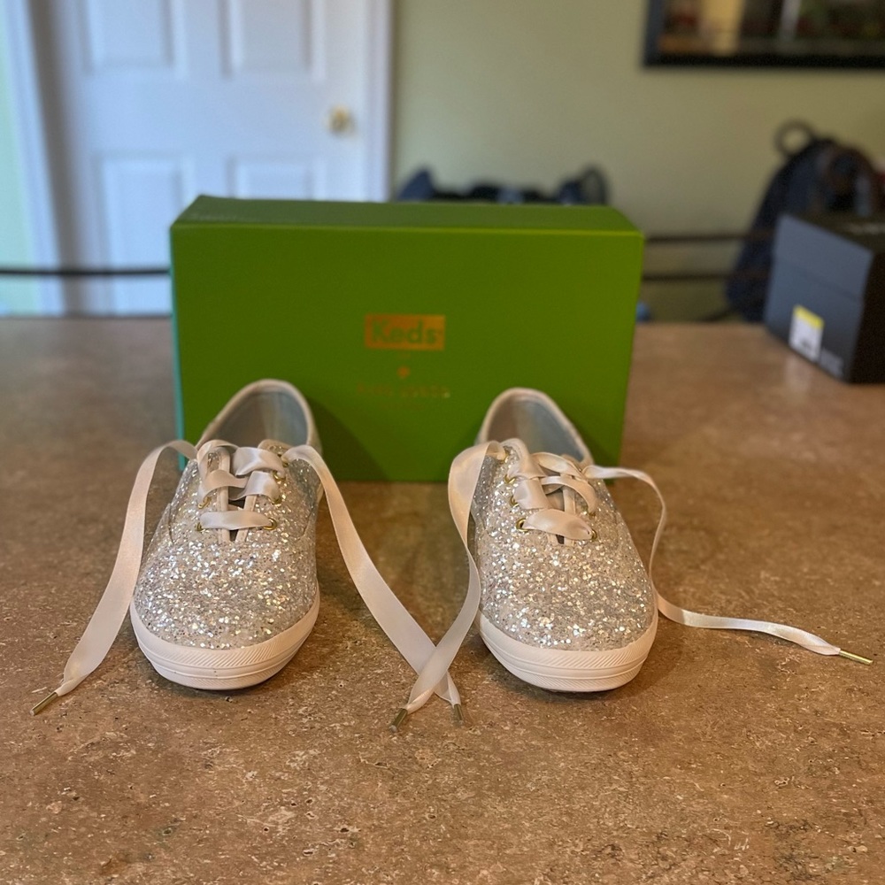 Keds - Kate spade, Cream Glitter